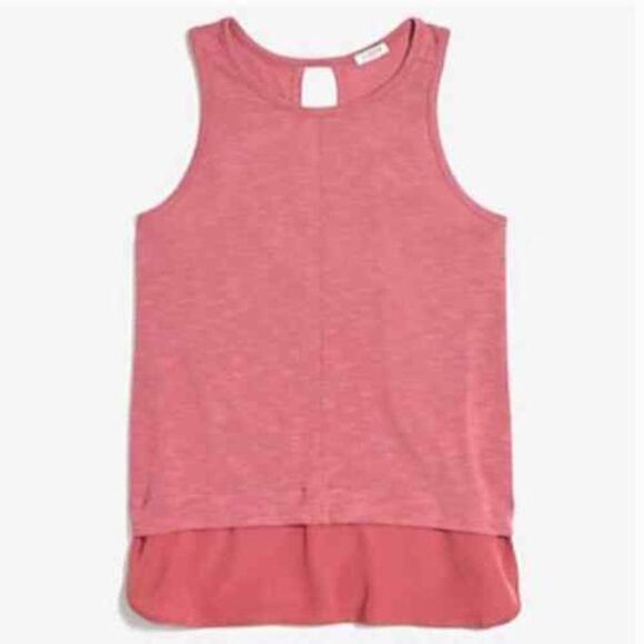 J. Crew Drapey Tank Top with Silky Hem Small - Picture 1 of 6